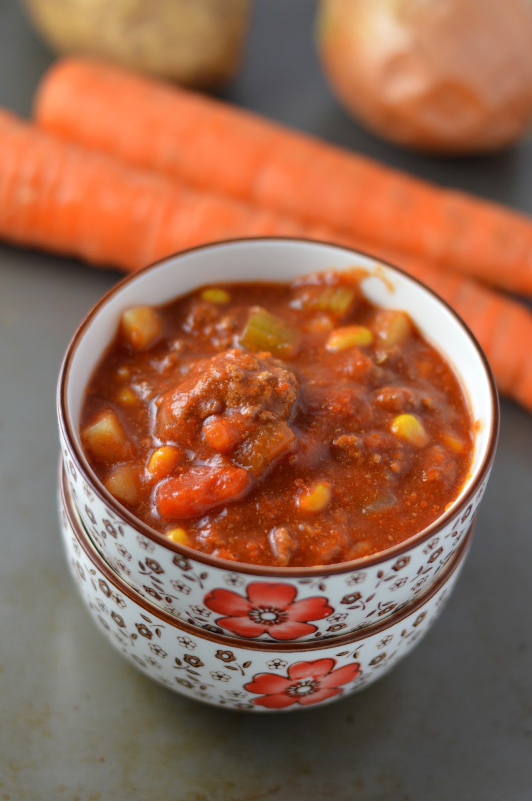 Slow Cooker Hamburger Soup
