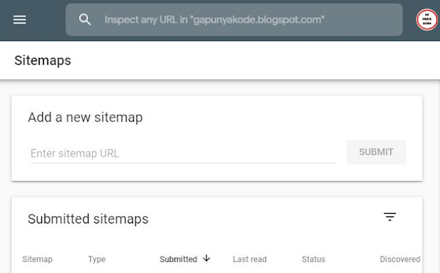 Cara Submit Ulang Sitemap Blog di Search Console Google Tampilan Terbaru