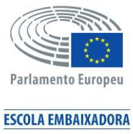 Estamos a participar no Projeto Escola Embaixadora do Parlamento Europeu