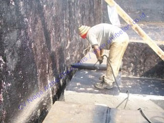 waterproofing pada basement dengan membrane bakar