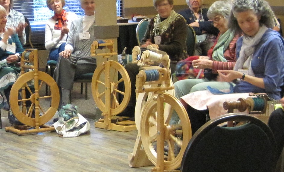 Qualicum Weavers and Spinners Guild Modern Day Spinning Circle