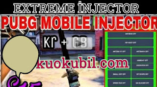 Pubg Mobile EXTREME İnjector 2.0 GL+KR ESP MOD MENU APK Anti Ban, AimBot, No Recoil