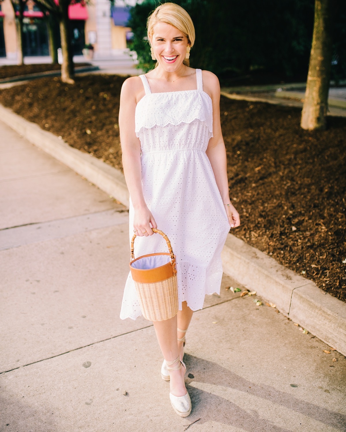 Summer Wind: Little White Dress and White Skirt