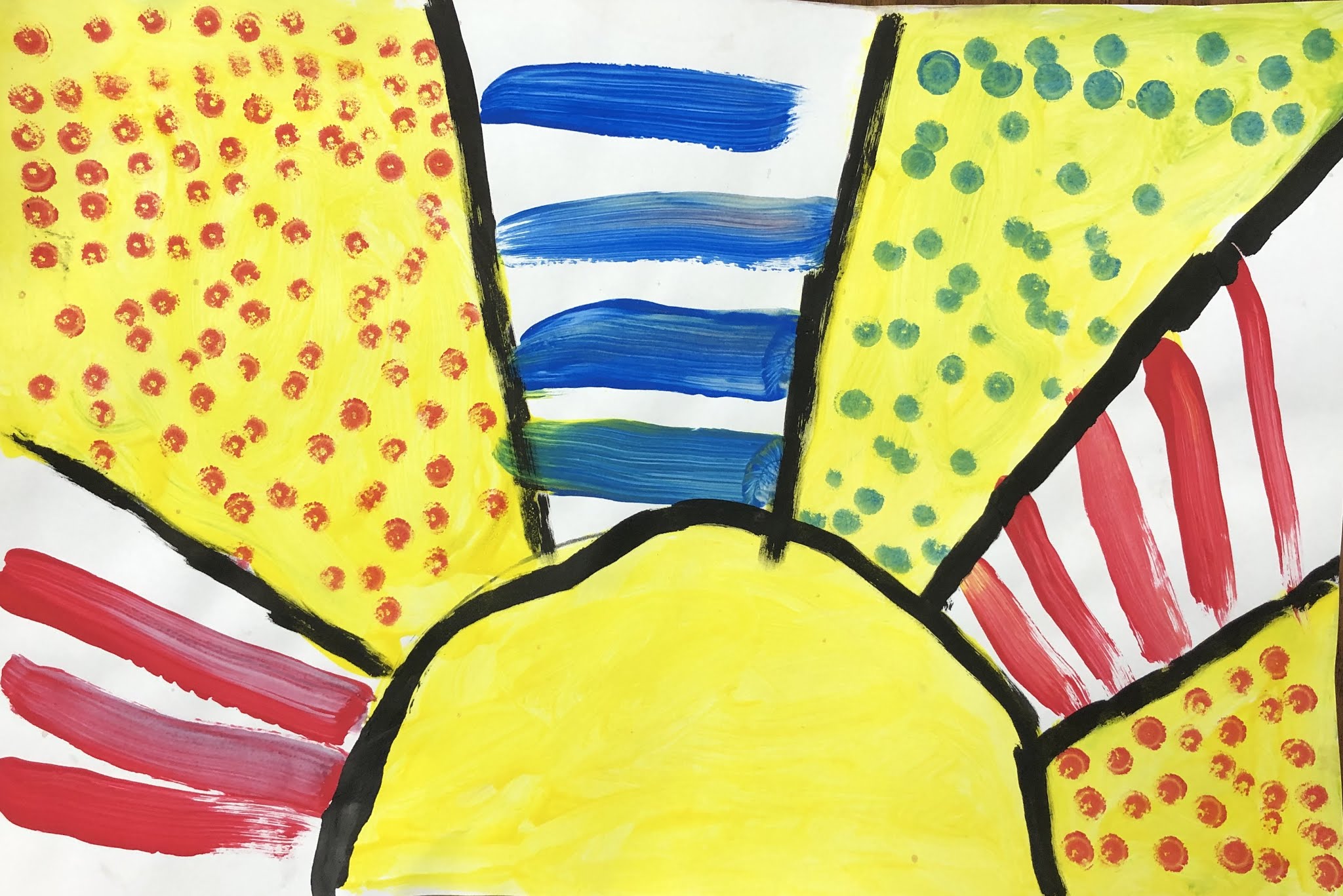  Mrs. Harris' art room: Roy Lichtenstein kindergarten art lesson Motiv 