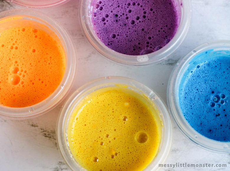Kids Bath Paint Recipe Make bathtime even more fun! Messy Little