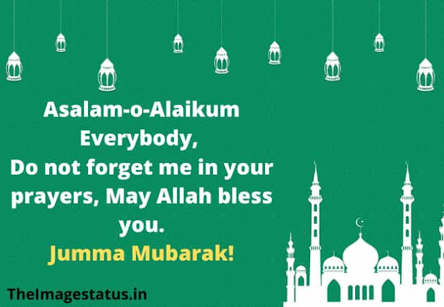 Jumma Mubarak Status images in English