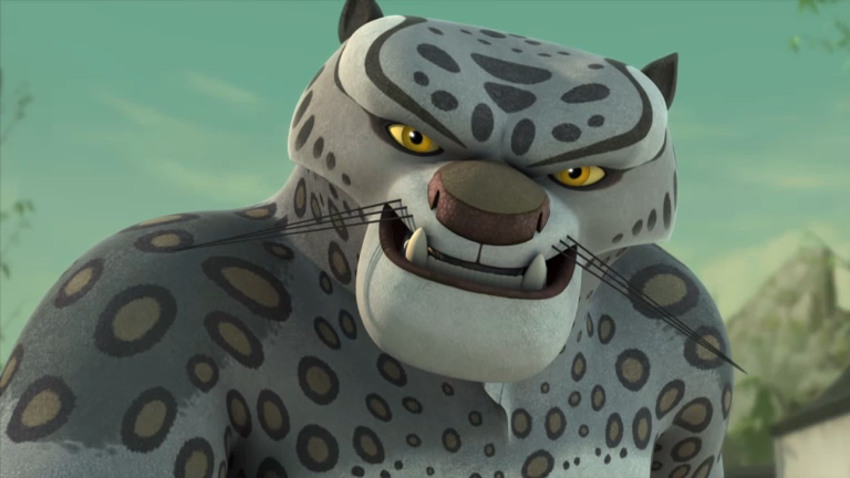 Snow Leopard From Kung Fu Panda Leopardo de las nieves en la cultura popular - Leopardo de las Nieves...