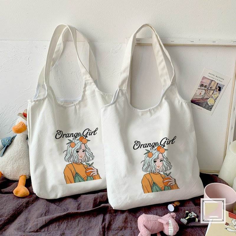 Tote In Orange Girl Cao cấp