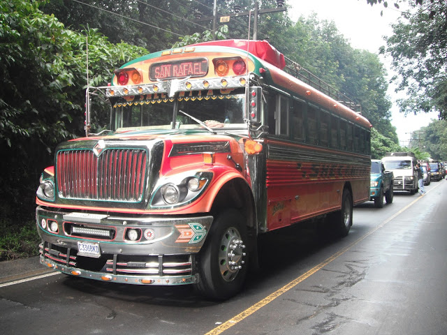chicken bus Guatemala chicken bus Gautemala