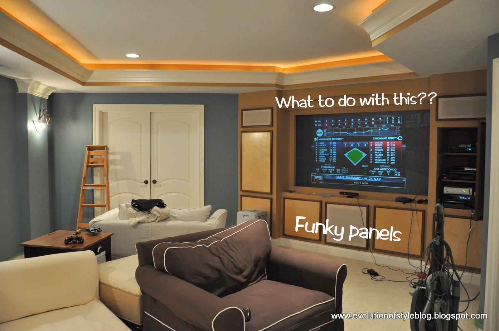 Bold Basement Color Evolution of Style