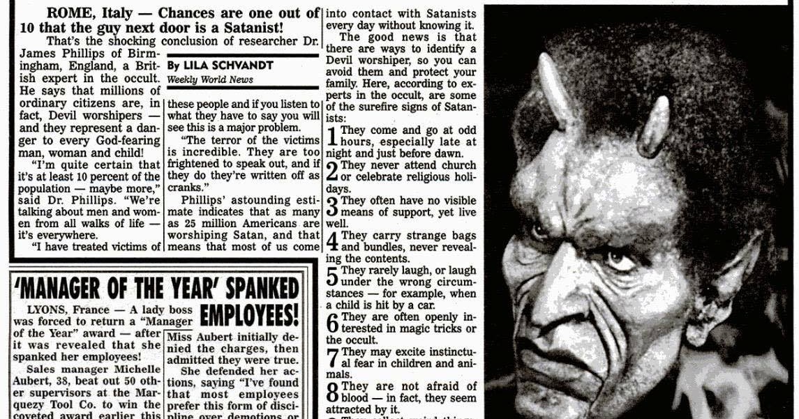 The Dork Review Rob's Room Weekly World News Libels Calibos, Son of