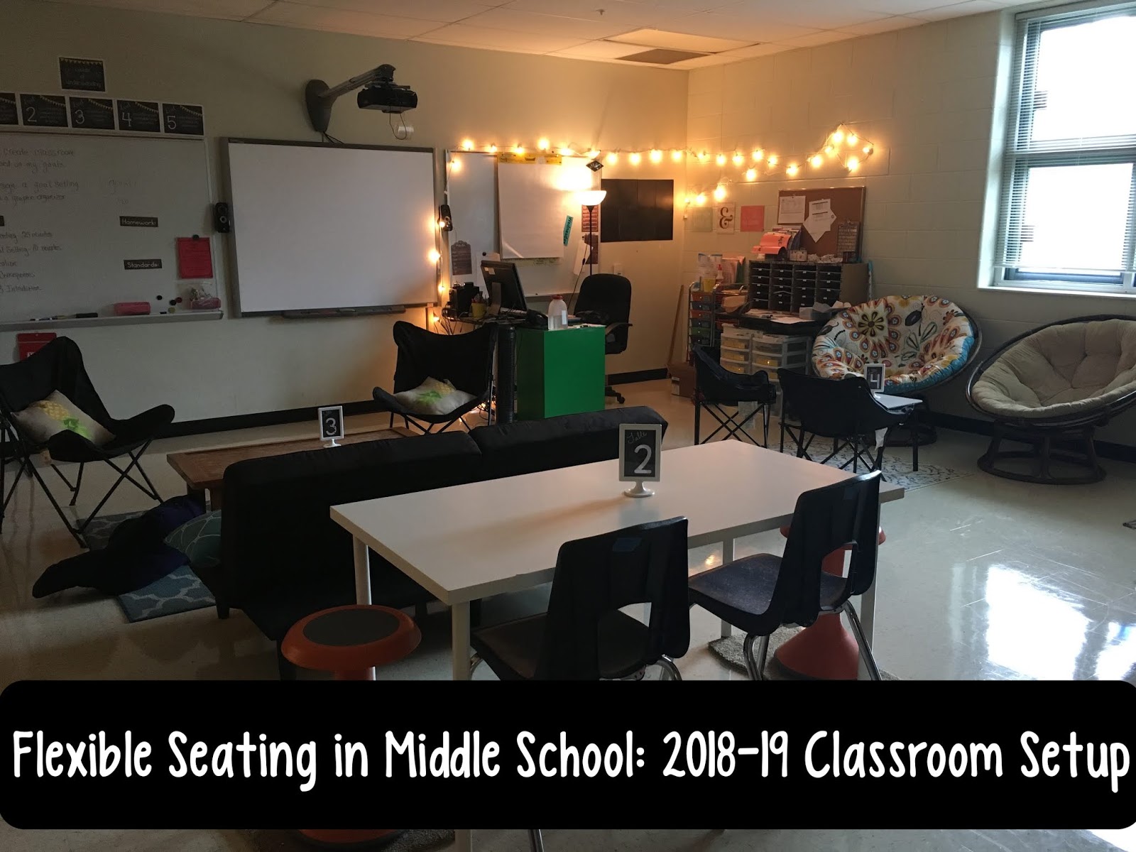 The Adventures of an ESL Teacher Flexible Seating in Middle School
