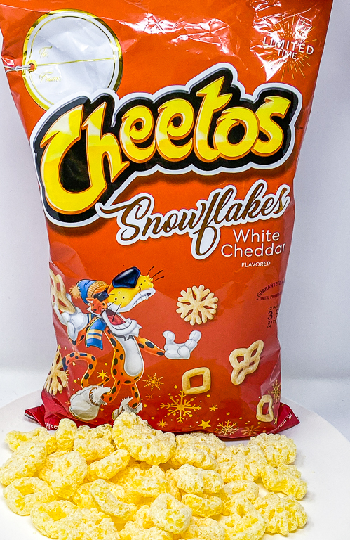 White Cheddar Snowflake Cheetos Are Here