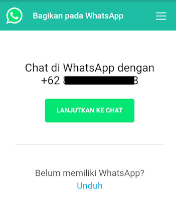 Cara cepat kirim pesan WhatsApp