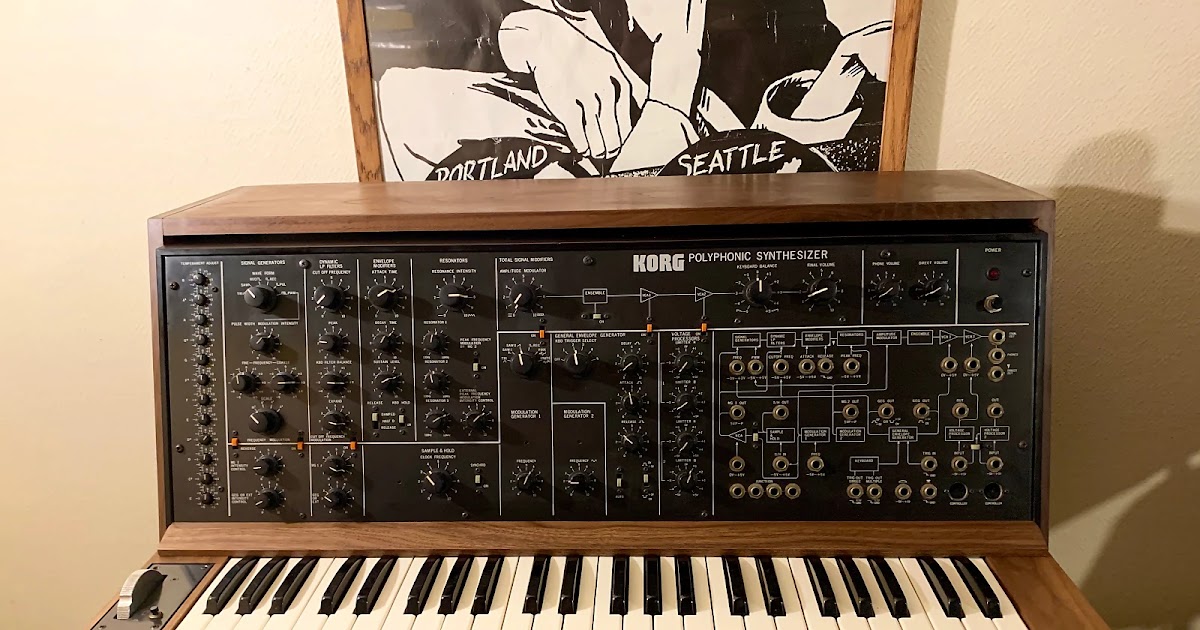 MATRIXSYNTH PS3100 Polyphonic Synthesizer +Kenton Midi+Flight case