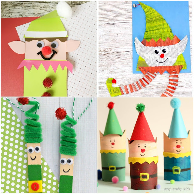 20 Easy and Fun Elf Crafts For Kids to Make this Christmas
