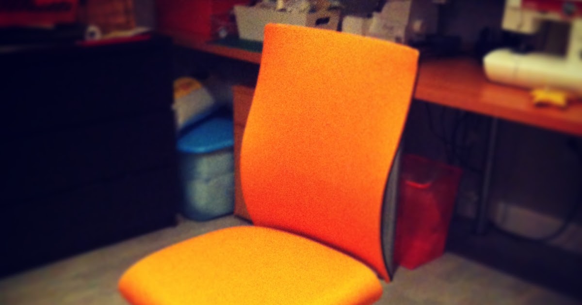 everywhere orange: Orange Office Chair
