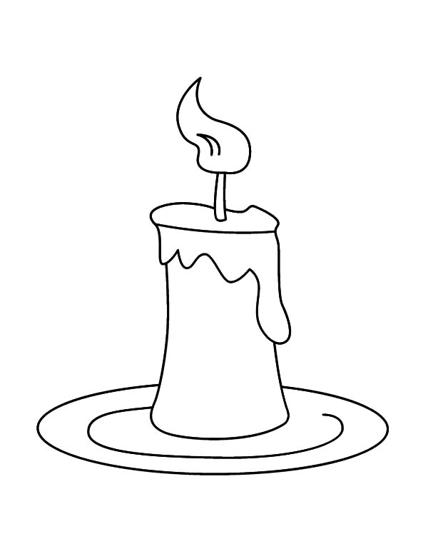 Melhores desenhos para colorir: 5 Desenhos de Velas para colorir