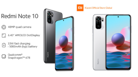 smartphone bawah rm700 Xiaomi Redmi Note 10