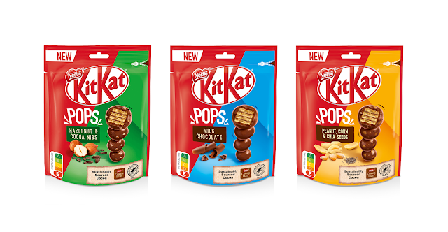 Новая линейка KitKat “Pops”, Новая линейка Kit Kat КитКат Кит Кат “Pops”, Новая линейка KitKat “Pops” Попс состав цена Россия 2021 где купить