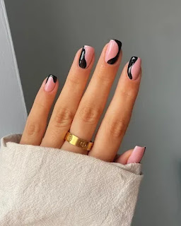 black nail designs 2024