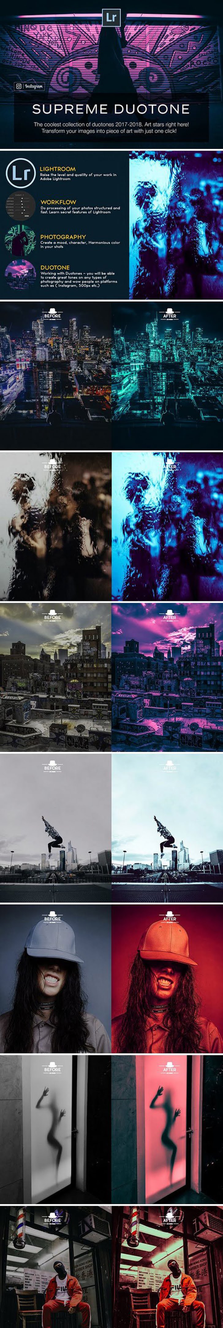 CM - 100+ Duotone Lightroom Presets 2339967 2 fgdfgbdfbv