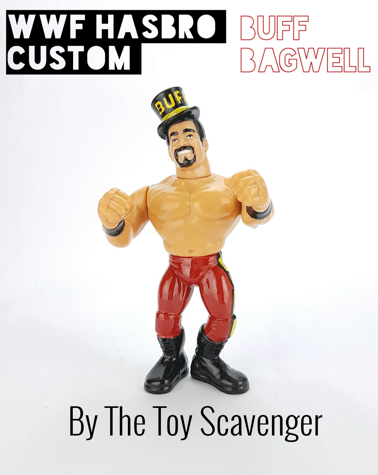 WWF Hasbro Custom Action Figures ☆ Buff Bagwell Vintage Action