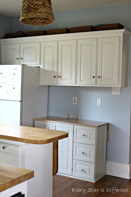 A Minimalist Montessori Kitchen: Kid's Work Station