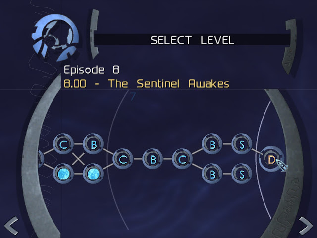 Battle Engine Aquila level selection
