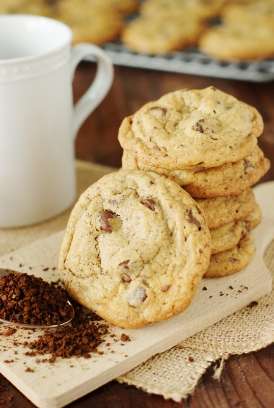 Coffee Chocolate Chip Cookies The Kitchen is My Playground
