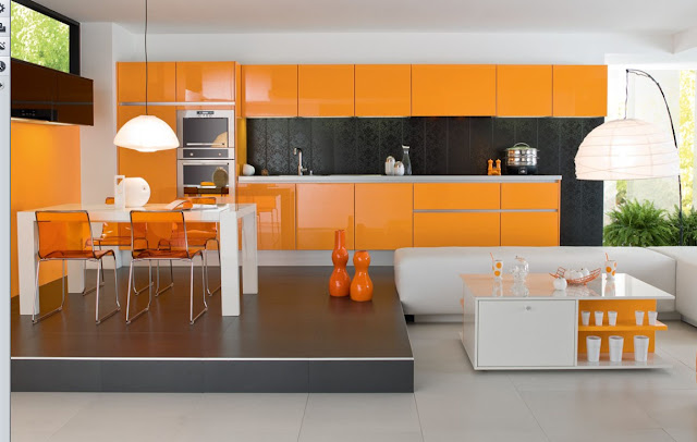   orange-modern-kitche