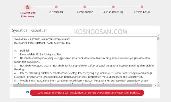 9 Cara Daftar Internet Mobile Dan Sms Banking Mayora Bank Kosngosan