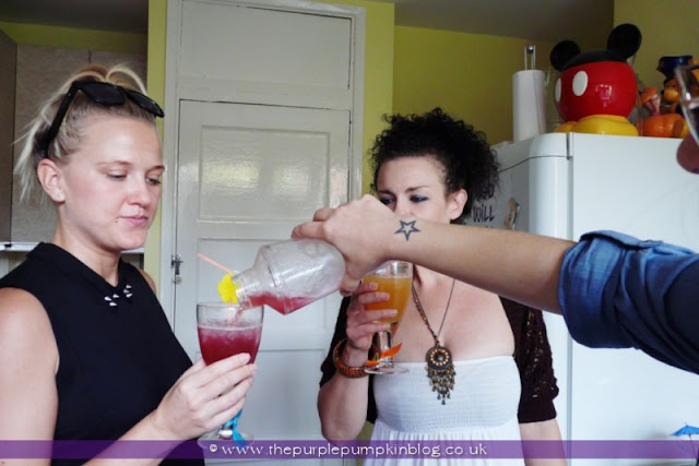 Fruity Cocktail Bar for a Hen Party/Bachelorette at The Purple Pumpkin Blog