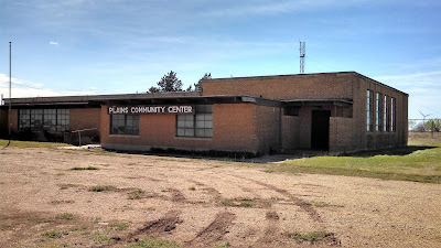 The Plains Community Center and former schoolhouse.
