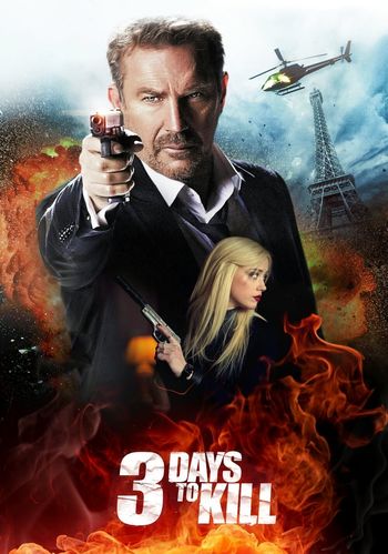 3 Days To Kill 2014 Hindi BluRay 720p & 480p Dual Audio [Hindi & English] HD | Full Movie