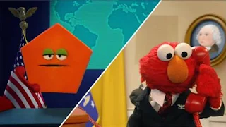 Elmo imagines he's President of the United States, Elmo the Musical President the Musical, Sesame Street Episode 4324 Trashgiving Day season 43