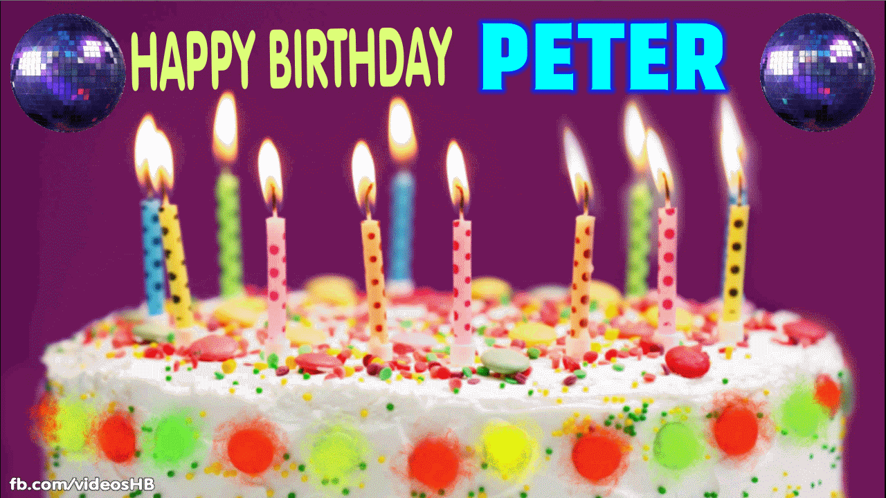 Happy Birthday PETER images gif