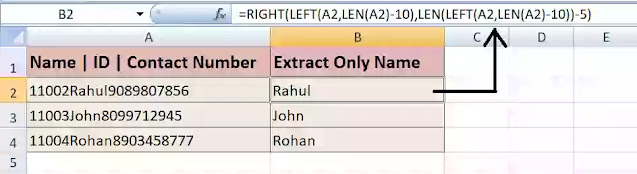 Left and Right Function in excel in hindi Left and Right Function in excel in hindi