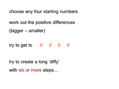 MEDIAN Don Steward mathematics teaching: Diffy