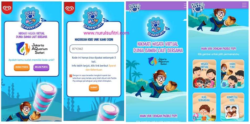 wisata virtual dunia bawah laut seaventure bersama  paddle pop dan jakarta aquarium safari nurul sufitri travel lifestyle blog