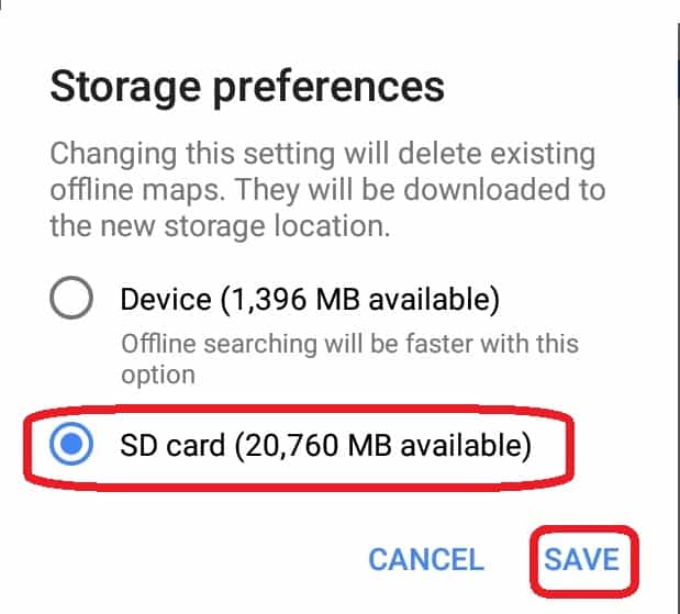 ओफलाइन गुगल मेप को एसडी कार्ड (मेमरी कार्ड) मे कैसे सेव करे ?