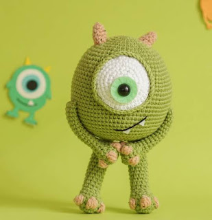 PATRON GRATIS MIKE | MONSTRUOS AMIGURUMI 44889