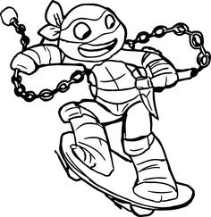 Top 10 Free Teenage Mutant Ninja Turtles Coloring Pages for Kids