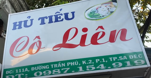 hủ tiếu cô liên Sa Đéc