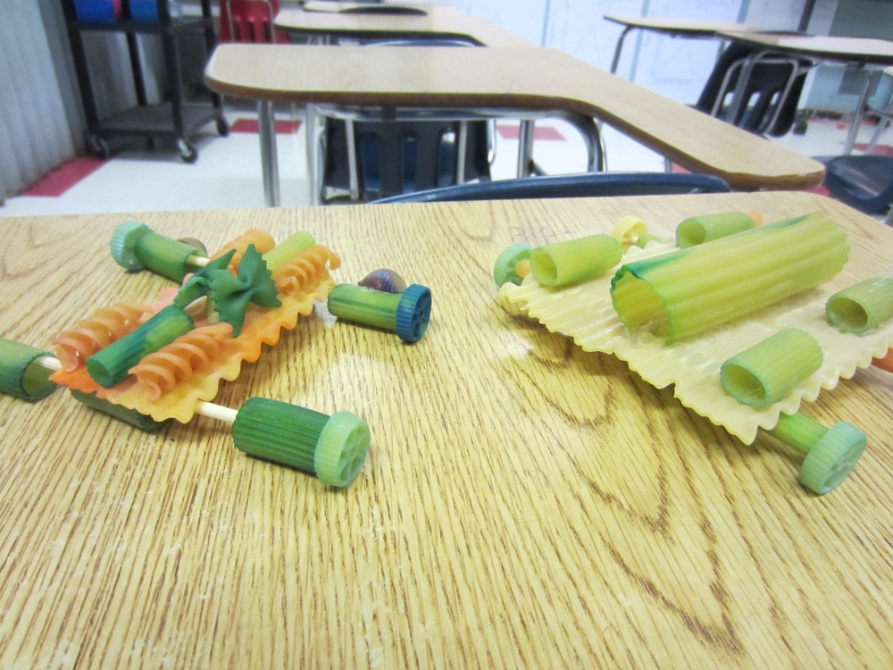 My Life of Learning Pasta Race Car Project