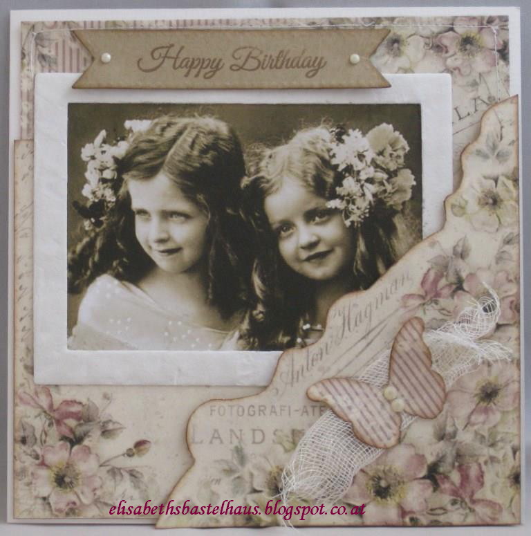 Elisabeth S Bastelhaus Geburtstagskarten Vintage