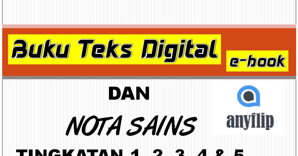 All About Science Cikgu Diana Buku Teks Digital Sains dan Nota Sains