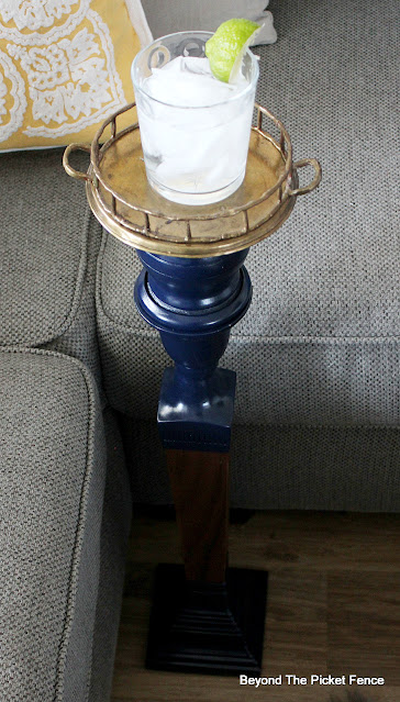 Martini Stand Made From Thrift Store Finds