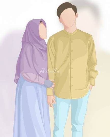 gambar kartun muslimah berhijab