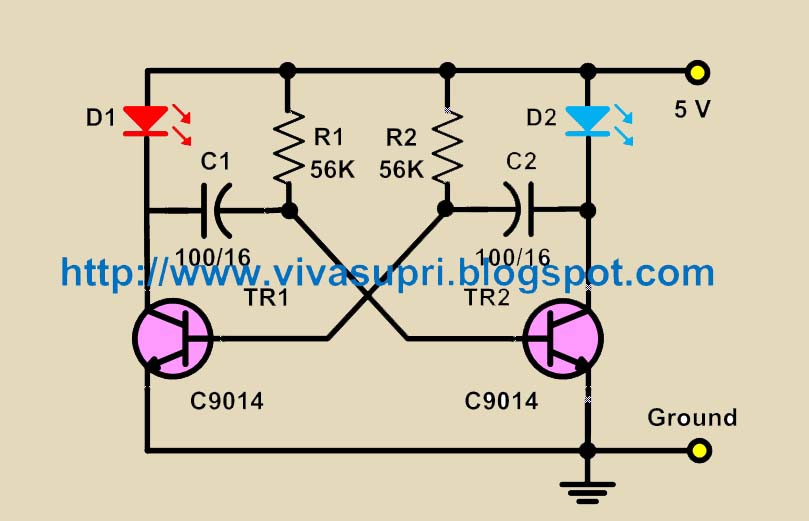 Kreasi Elektronika Lampu Flip Flop Abang Biru Kreasi Elektronika Lampu Flip Flop Abang Biru